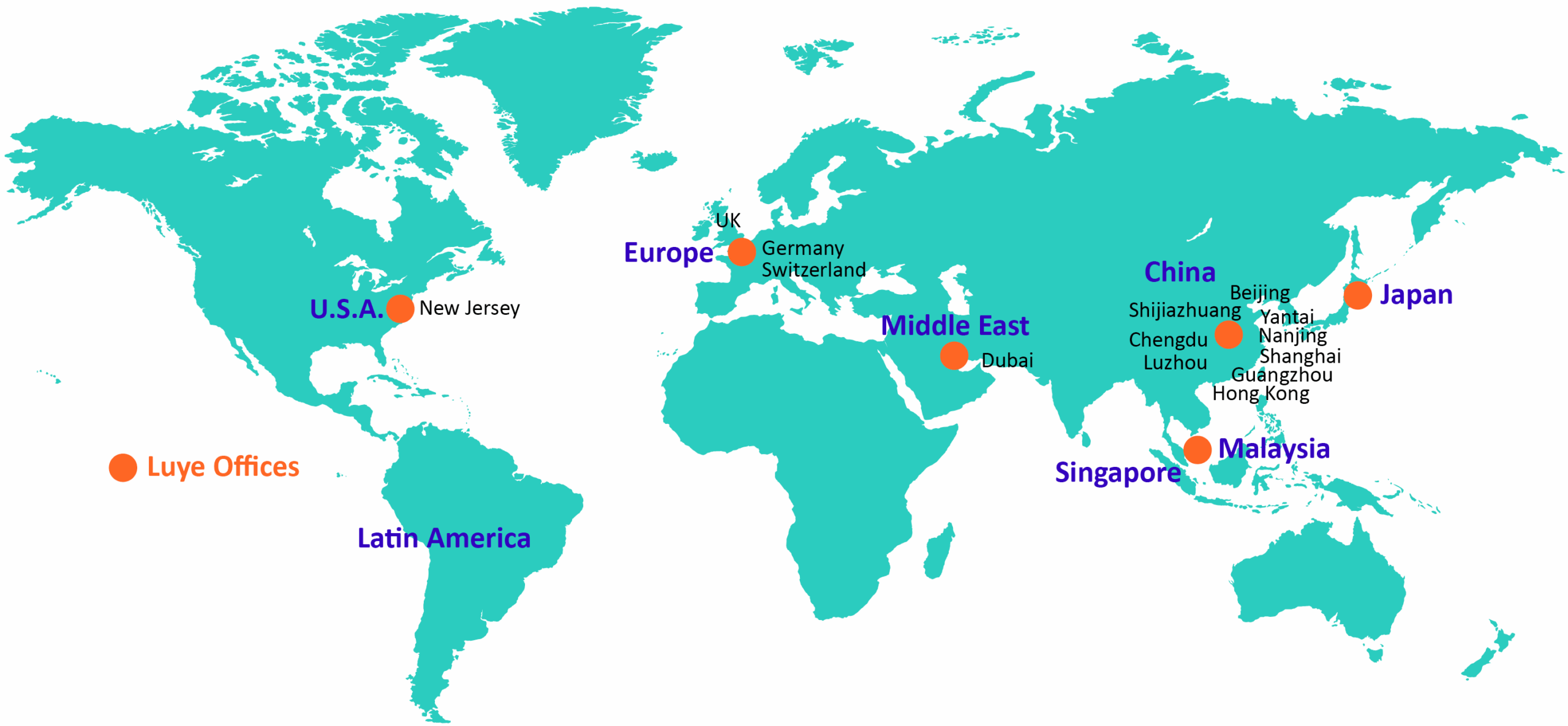 Luye Office Locations